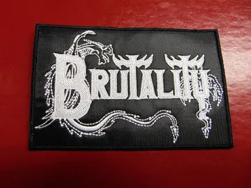 BRUTALITY  Embroidered patch  (death metal)   U.S.A  3787