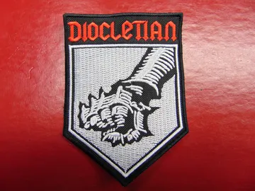 DIOCLETIAN   Embroidered patch   (black death)  New Zealand   1528