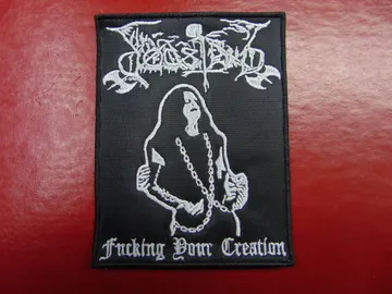 DODSFERD…  Embroidered Patch  (black metal)   Greece   1219