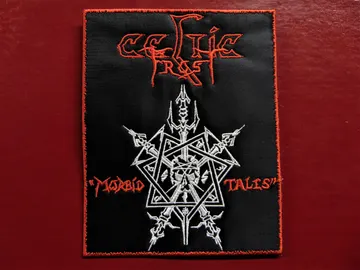 CELTIC FROST   Embroidered Patch  (black death)    Switzerland   790