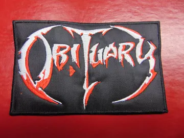 OBITUARY… Embroidered Patch  (death thrash)    U.S.A   2559