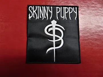 SKINNY PUPPY…  Embroidered Patch  (industrial electro)    Canada   3846
