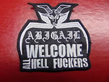 ABIGAIL   Embroidered Patch   (black metal)   Japan  2539