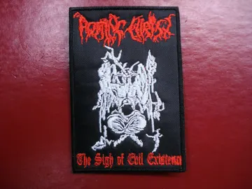 ROTTING CHRIST… Embroidered Patch  (gothic black)    Greece  2029