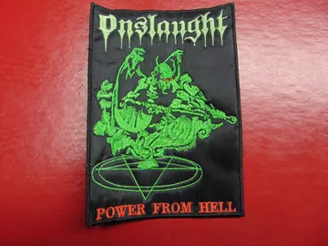 ONSLAUGHT  Embroidered Patch …(thrash metal)  U.K   3769