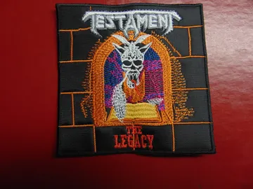 TESTAMENT…   Embroidered Patch   (Thrash Metal)   U.S.A   3074