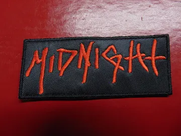 MIDNIGHT…  Embroidered Patch  (black n roll)    U.S.A   3554