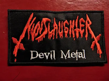 NUNSLAUGHTER… Embroidered Patch  (black death)    U.S.A   1453