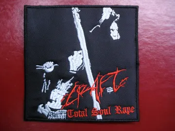 CRAFT…  Embroidered Patch  (black metal)    Sweden  1017