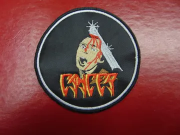 CANCER  Embroidered patch  (death thrash)   U.K   3445
