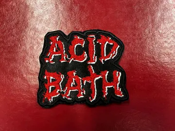 ACID BATH…  Embroidered Patch   (sludge metal)    U.S.A   236