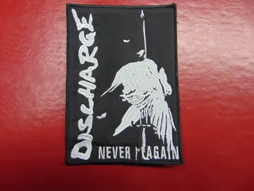 DISCHARGE… Embroidered Patch  (crust punk)   U.K   897