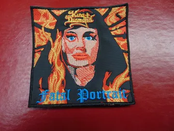 KING DIAMOND…  Embroidered Patch  (heavy metal)   Denmark   1904