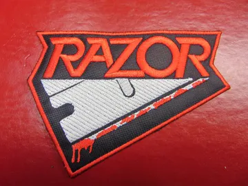 RAZOR…  Embroidered Patch  (thrash metal)   Canada   974
