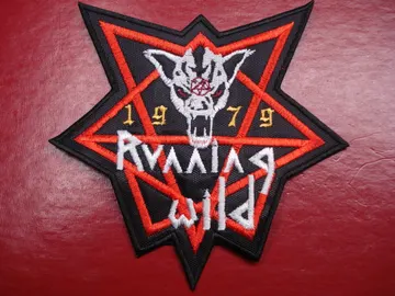 RUNNING WILD…  Embroidered Patch  (heavy metal)  Germany  2002