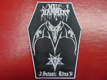 HELLHAMMER  Embroidered Patch  (black metal)   Switzerland   3876