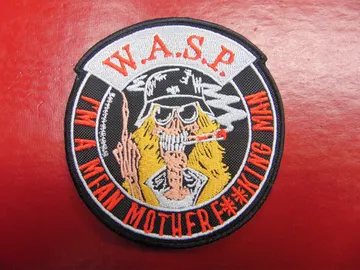 W.A.S.P…  Embroidered Patch  (heavy metal)    U.S.A   1578