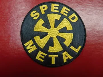 SPEED METAL  Embroidered Patch  (thrash metal)   1095