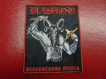 BLASPHEMY…  Embroidered Patch  (war metal)   Canada   565
