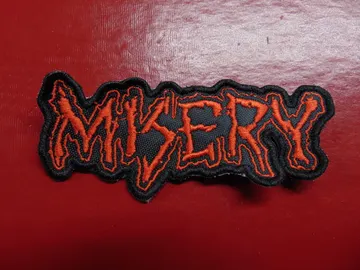 MISERY  Embroidered Patch  (crust punk)  U.K   2696