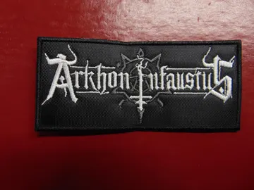 ARKHON INFAUSTUS  Embroidered Patch  (black death)  France   4144