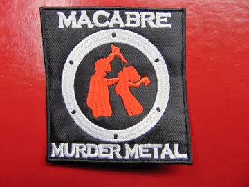 MACABRE…  Embroidered Patch  (death grind)   U.S.A   608