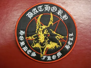 BATHORY…  Embroidered  Patch  (epic black)  Sweden   4034