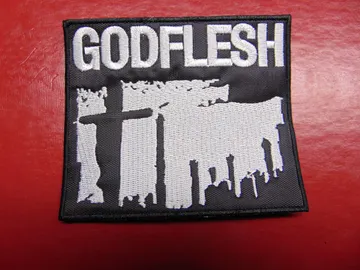 GODFLESH…  Embroidered Patch  (industrial metal)    U.K   2883