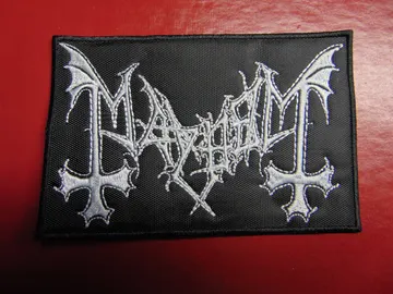 MAYHEM…   Embroidered Patch   (black metal)   Norway   264