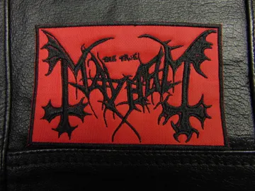 MAYHEM…  Embroidered Patch  (black metal)    Norway   3763