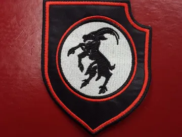 GOATMOON…  Embroidered Patch  (black metal)  Finland   1118
