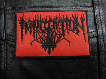 IMPRECATION…  Embroidered Patch  (black death)   U.S.A   3543