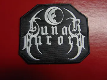 LUNAR AURORA  Embroidered Patch  …(atmospheric black)  Germany  2753