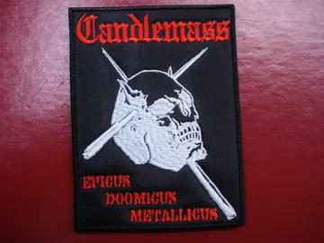 CANDLEMASS..  Embroidered Patch  (doom metal)    Sweden   3875