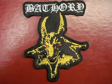 BATHORY…  Embroidered Patch  (epic black)   Sweden   971