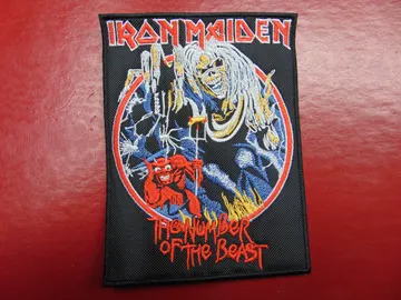 IRON MAIDEN…  Embroidered Patch   (nwobhm)  U.K   3268