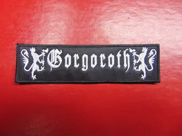 GORGOROTH…  Embroidered Patch  (black metal)   Norway   2588