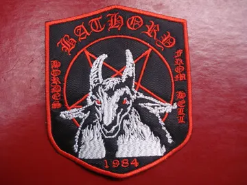 BATHORY   Embroidered Patch  (epic black)  Sweden   1473