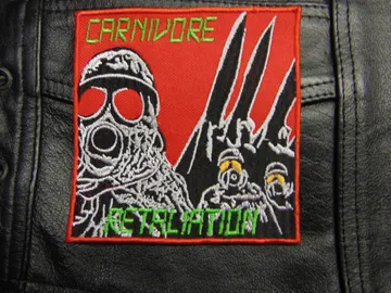 CARNIVORE…  Embroidered Patch  (death metal)    U.S.A   983