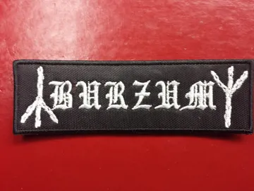 BURZUM…  Embroidered Patch  (black metal)   Norway   3576