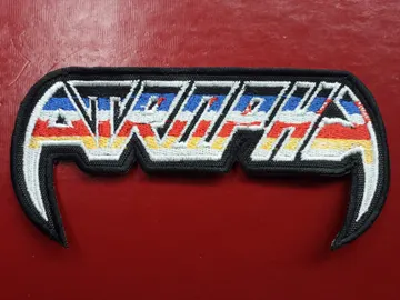 ATROPHY…  Embroidered Patch  (thrash metal)   U.S.A   1847