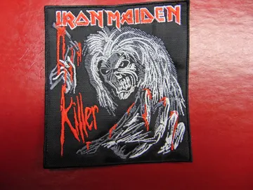 IRON MAIDEN  Embroidered Patch  (nwobhm)  U.K   1506