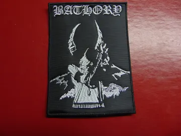 BATHORY…  Embroidered Patch (epic black)  Sweden   3079