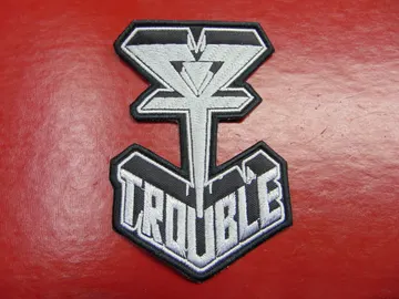 TROUBLE…  Embroidered Patch  (stoner doom)  U.S.A   2803