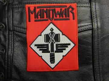 MANOWAR…  Embroidered Patch  (heavy metal)   U.S.A   3553