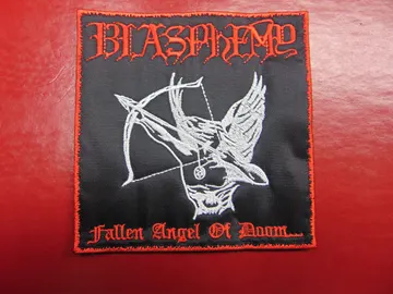 BLASPHEMY…  Embroidered Patch  (war metal)   Canada   1975