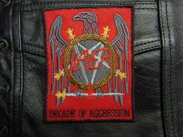 SLAYER…   Embroidered Patch   (Thrash Metal)   U.S.A   666