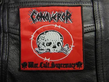 CONQUEROR…  Embroidered Patch  (war metal)   Canada   755
