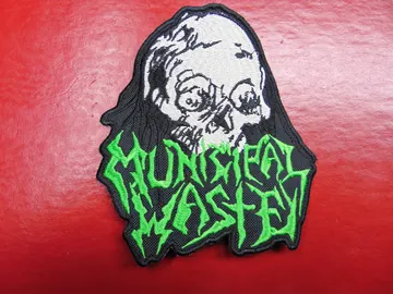 MUNICIPAL WASTE…  Embroidered Patch  (thrash metal)   U.S.A   2329