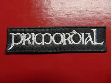 PRIMORDIAL  Embroidered Patch  (folk black)   Ireland   3290
